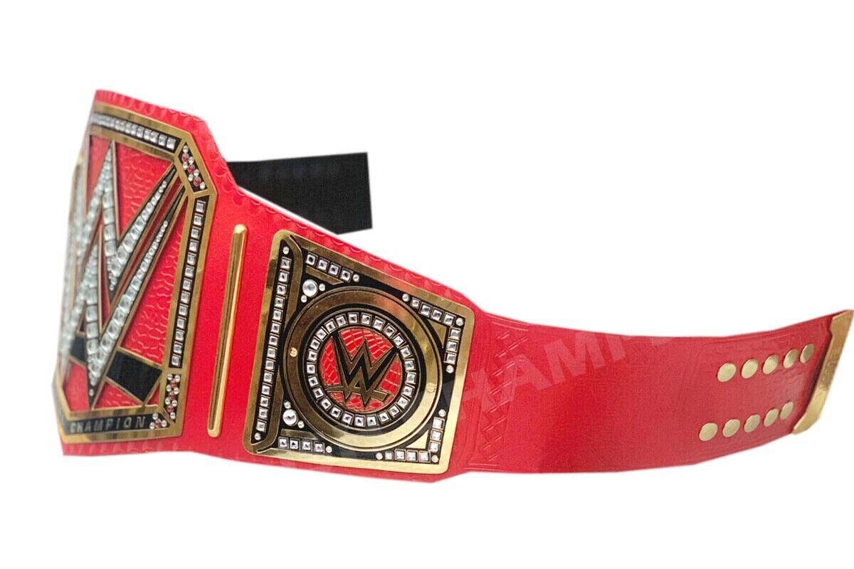 NEW RED Universal Championship Belt Adult Size Wrestling Replica Title