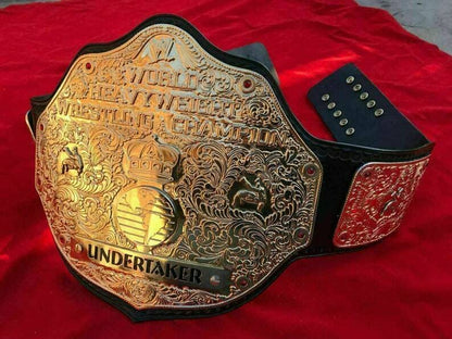 UNDERTAKER BIG GOLD World Heavyweight Championship  Belt