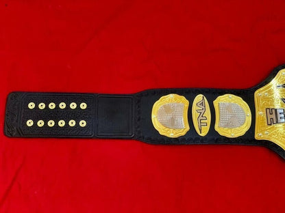 TNA World Heavyweight Championship Replica Title Belt 4mm Zinc Brass Adult Size