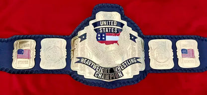 UNITED STATES HEAVYWEIGHT Championship Title Replica Belt 2mm Brass Adult Size