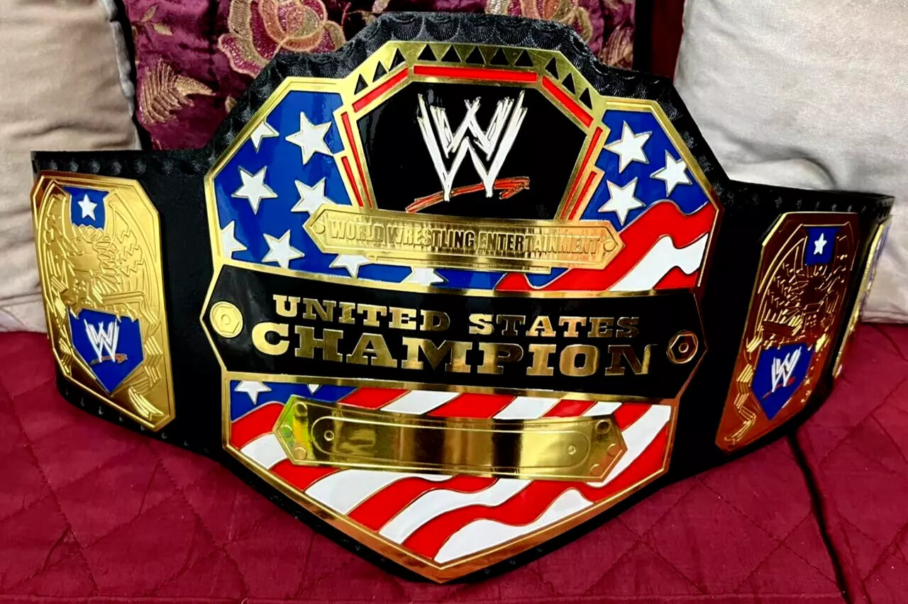 NEW United States Championship Title Belt WWE Wrestling Belt Adult Size Replica