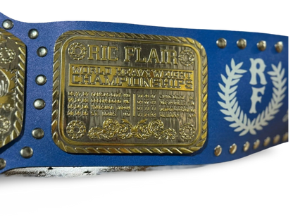 Carved Big Gold World Heavyweight Wrestling Champion Ric Flair Belt