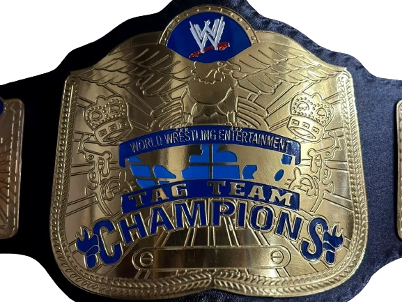 WWF World Wrestling Federation Foam Replica SMACKDOWN TAG TEAM Title Belt WWE