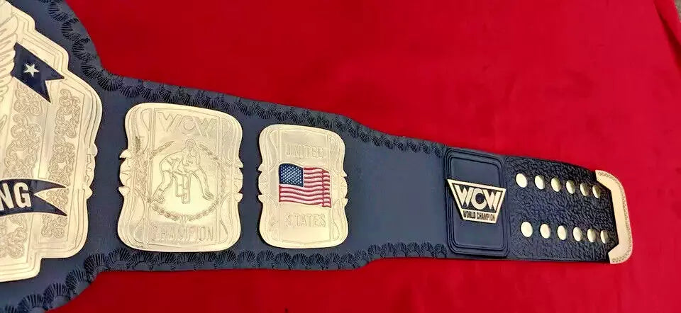 UNITED STATES HEAVYWEIGHT Championship Title Replica Belt 2mm Brass Adult Size