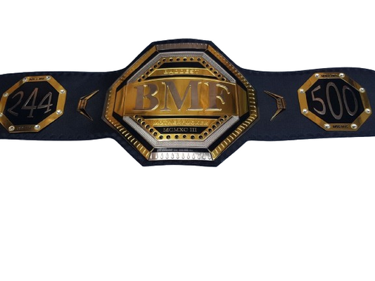 UFC BMF Replica Title Belt Championship Adult Size Brass 2MM Original Leather