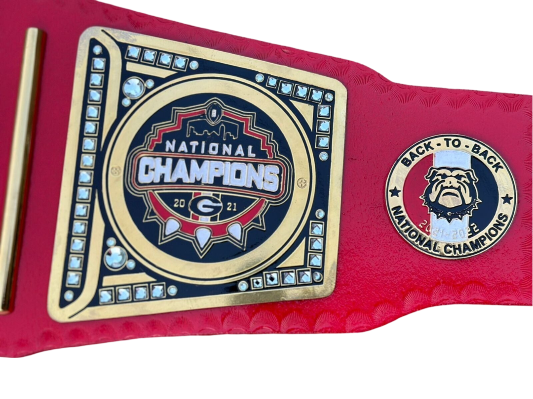 New GEORGIA NATIONAL CHAMPIONSHIP BELT