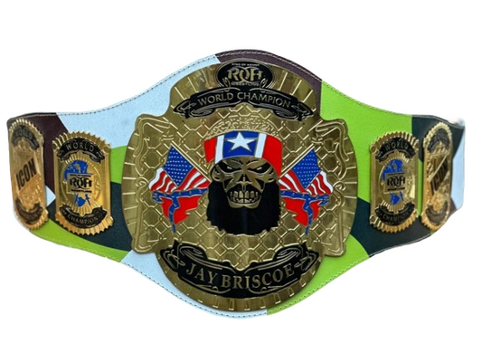 Jay Briscoe ROH world Heavyweight Championship Wrestling Title Belt