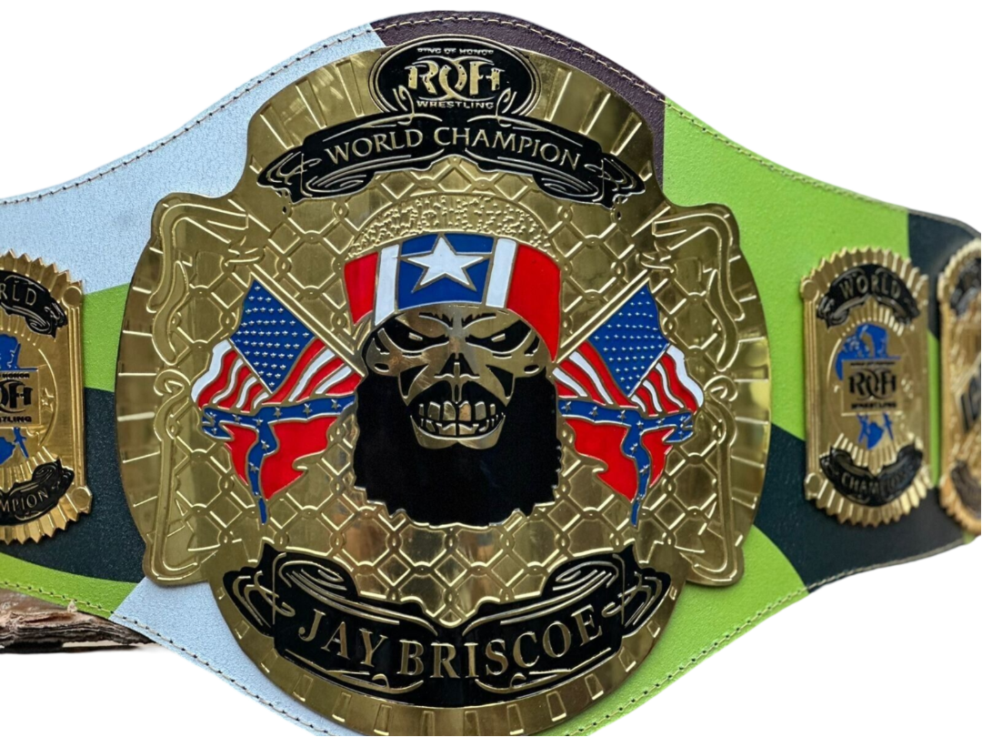 Jay Briscoe ROH world Heavyweight Championship Wrestling Title Belt