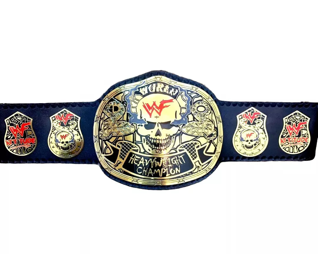 SMOKING SKULL STONE COLD WORLD HEAVYWEIGHT CHAMPIONSHIP TITLE Replica Belt Adult