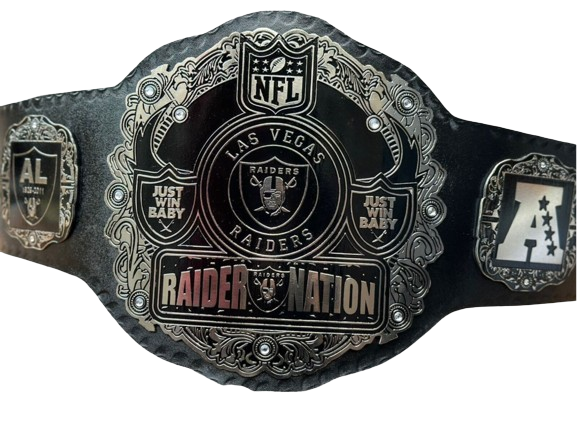 Las Vegas Raider Nation NFL Super Bowl Champions Belts