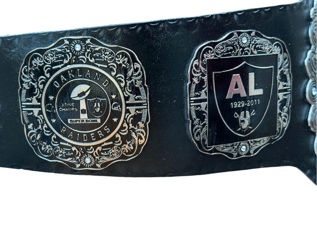 Las Vegas Raider Nation NFL Super Bowl Champions Belts