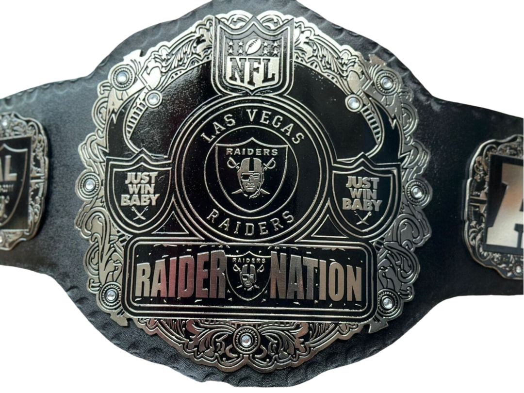 Las Vegas Raider Nation NFL Super Bowl Champions Belts