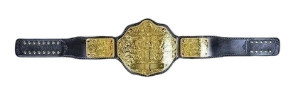 World Heavyweight Big Gold Championship Replica Belt crocodile leather