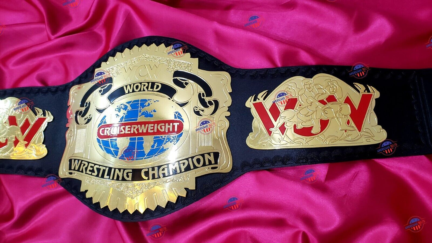 World Cruiserweight Wrestling Championship Adult Size Replica Belt 2mm Brass