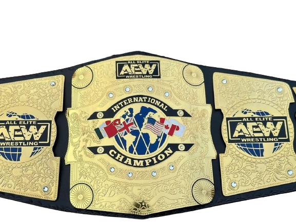 AEW ALL ALITE INTERNATIONAL  CHAMPIONSHIP  BELT