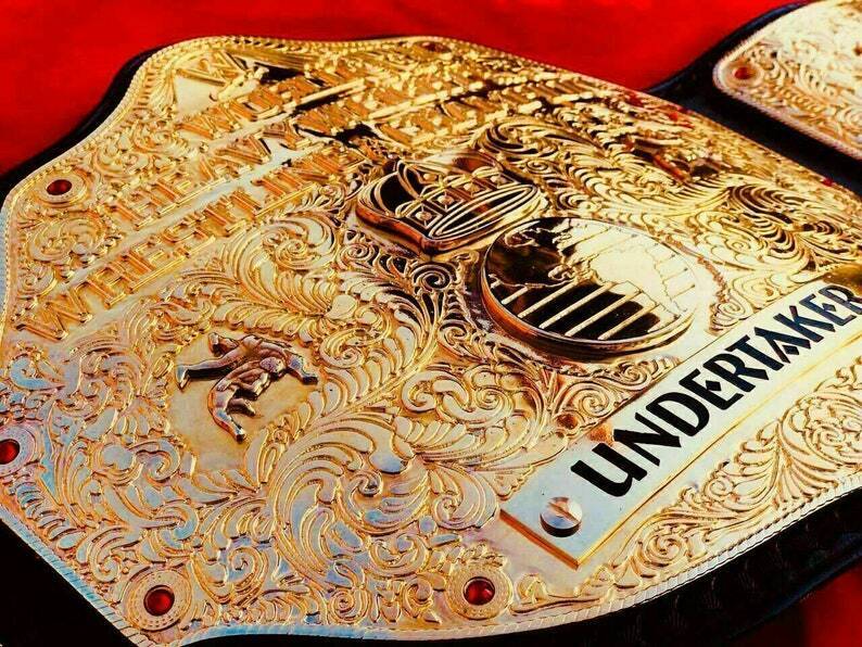 UNDERTAKER BIG GOLD World Heavyweight Championship  Belt