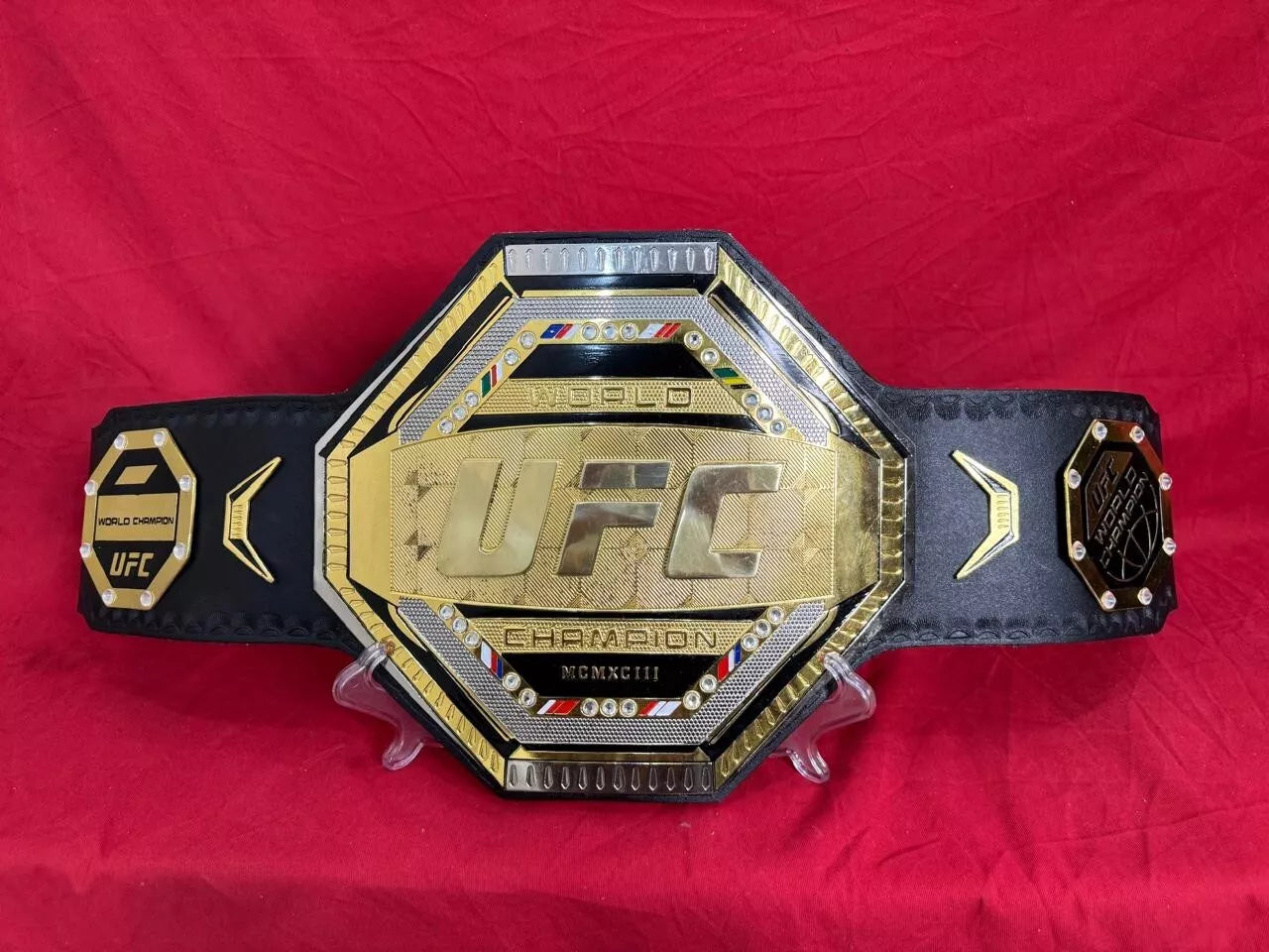 UFC Legacy Championship Title Belt 2mm Brass Gold Adult Size Replica Belt