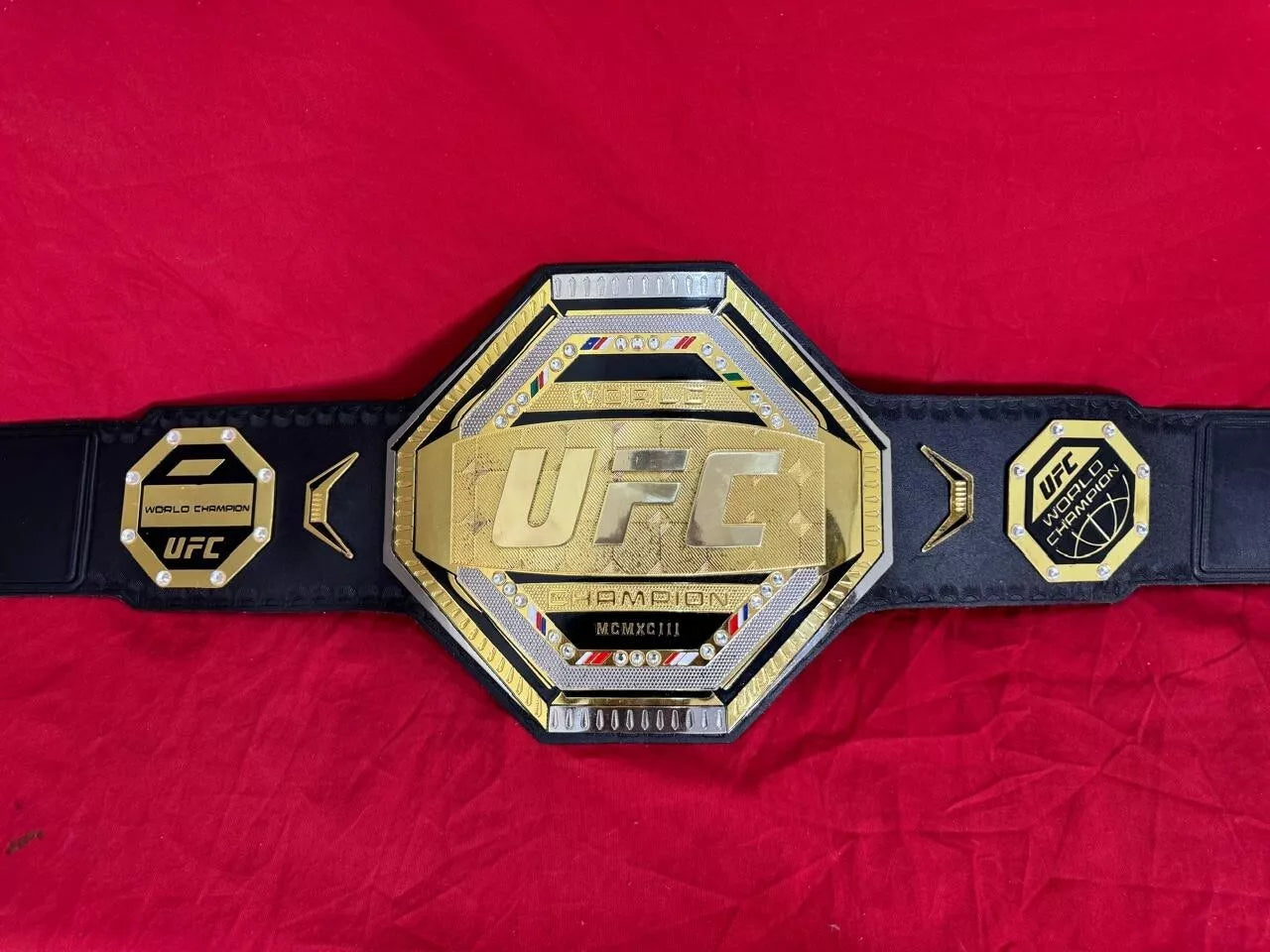 UFC Legacy Championship Title Belt 2mm Brass Gold Adult Size Replica Belt