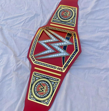 NEW RED Universal Championship Belt Adult Size Wrestling Replica Title