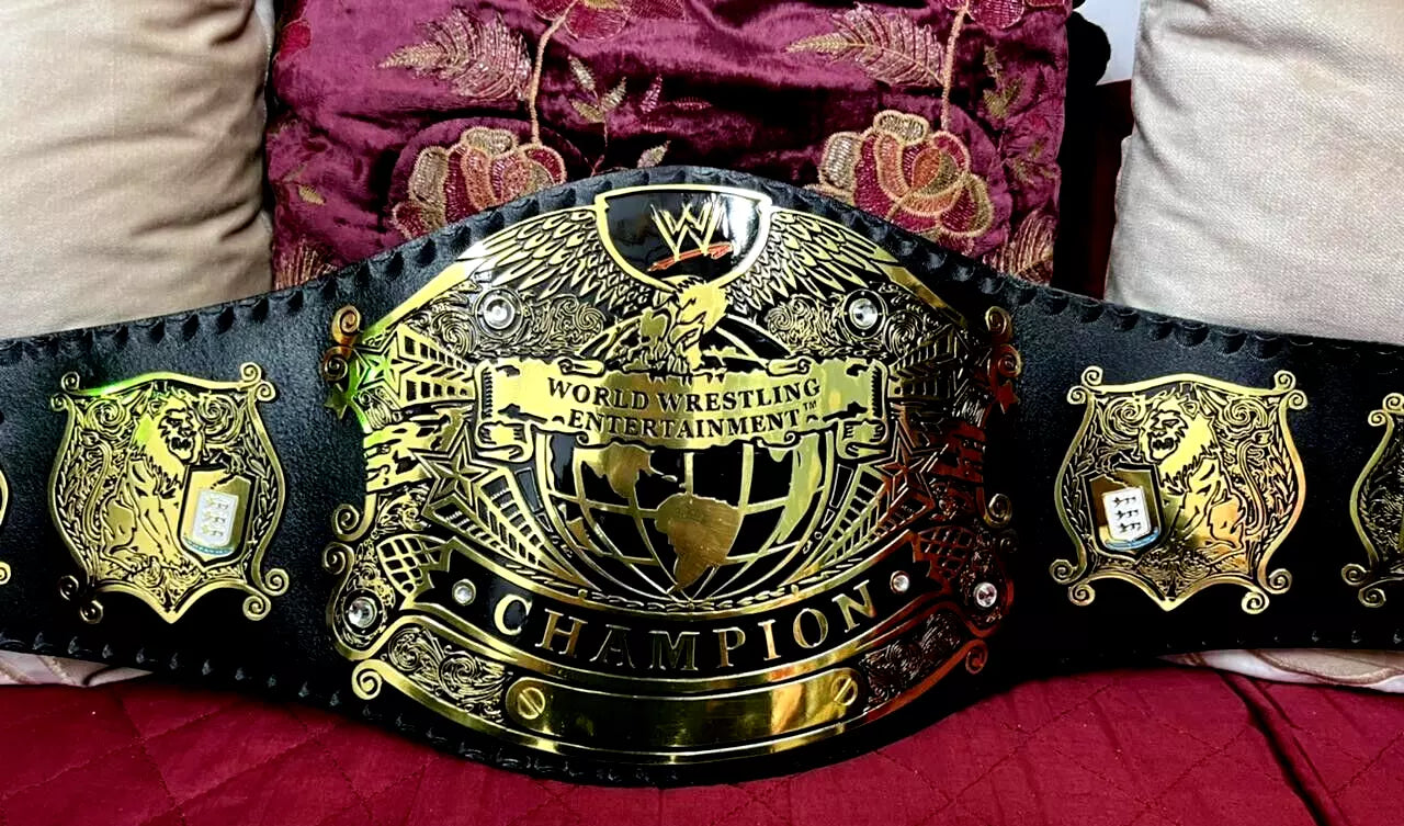 Intercontinental Championship Old Wrestling Replica title Belt