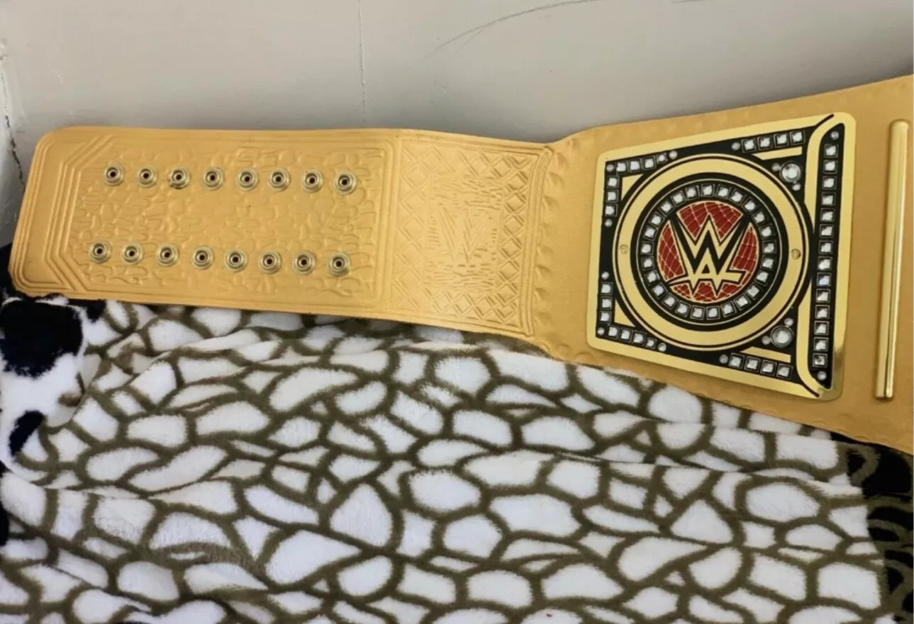 World Heavyweight Championship Wrestling Replica Title Belt BRASS