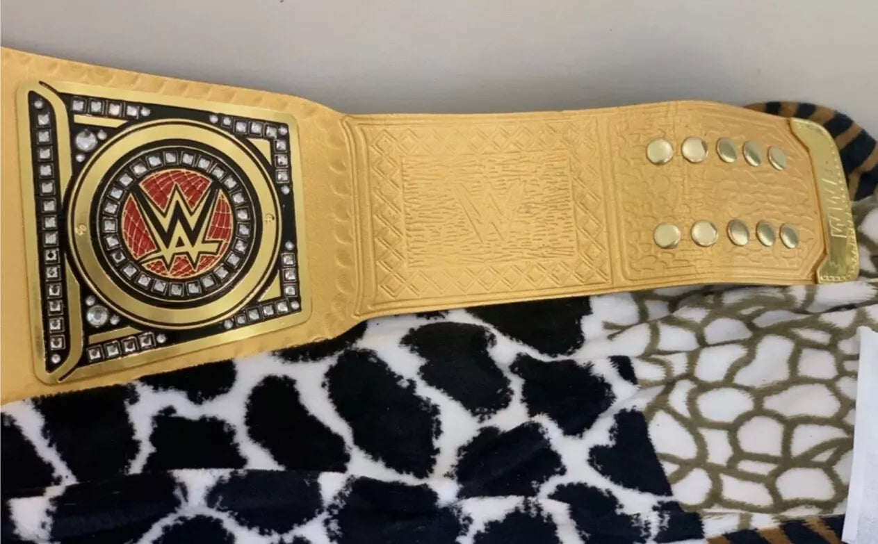 World Heavyweight Championship Wrestling Replica Title Belt BRASS